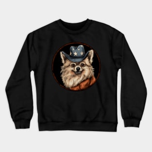 Patriotic Pomeranian Crewneck Sweatshirt